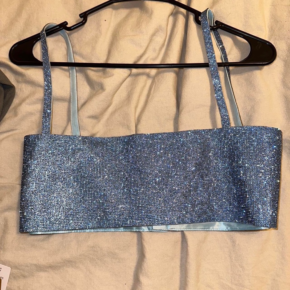 White fox boutique sparkle going out top